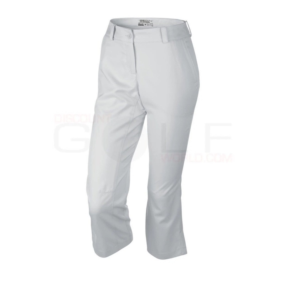 Nike Golf Modern Rise Dri-FIT Pants Womens‎ 10 White Tour Performance NWT